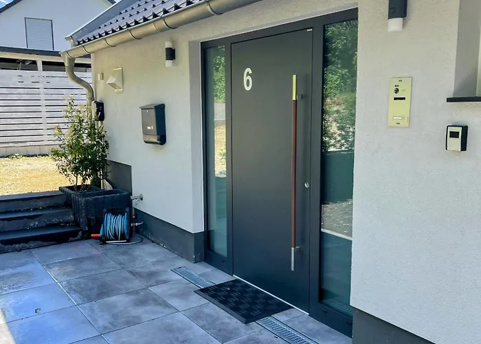 דירה Modernes Am Waldrand